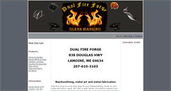 Desktop Screenshot of dualfireforge.com